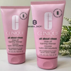 فوم شوینده صورت پوست خشک تا چرب کلینیک مدل All About Clean
