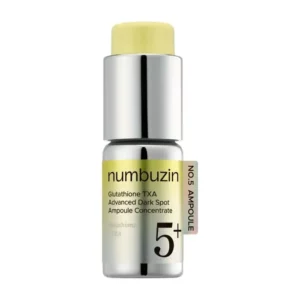 آمپول پیشرفته ضد لک و روشن کننده نامبوزین شماره +5 حاوی گلوتاتیون و ترانگزامیک اسید